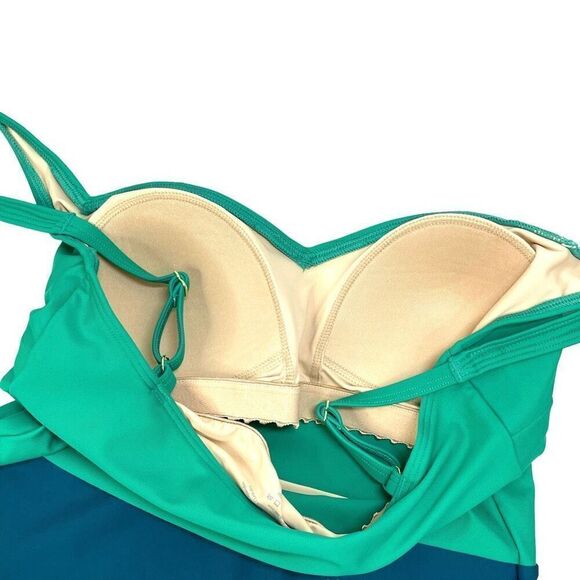 NEW Summersalt Seascape Sweetheart One Piece swim with matching skirt Size 4 col - Picture 6 of 13